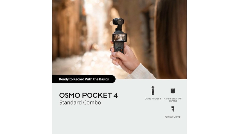 Máy quay cầm tay DJI Osmo Pocket 4 Standard Combo-POCKET4-2