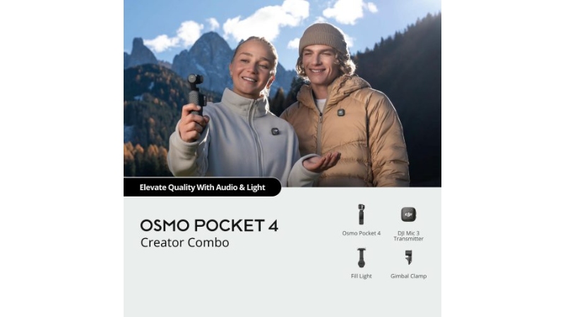 Máy quay cầm tay DJI Osmo Pocket 4 Creator Combo-POCKET4CB-2