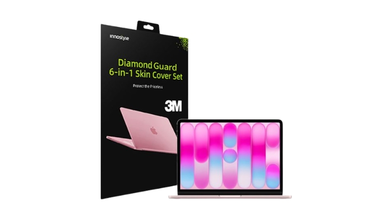 Bộ dán MacBook Neo 13 inch Innostyle 6 in 1 Diamond Guard-ISCS3404CTS-7