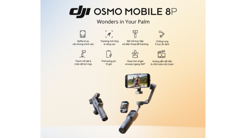 Gimbal DJI Osmo Mobile 8P Advanced Tracking Combo-6937224141759-17