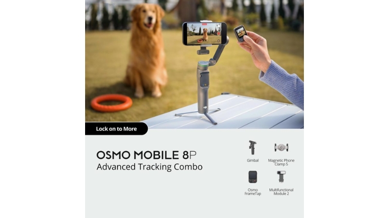 Gimbal DJI Osmo Mobile 8P Advanced Tracking Combo-6937224141759-2