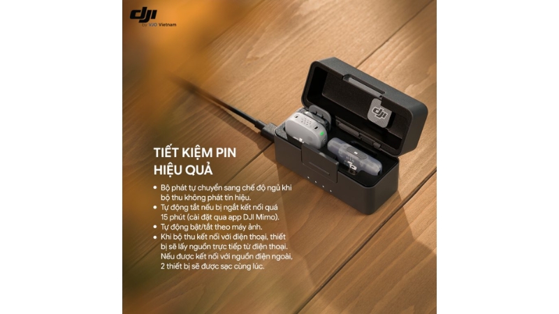 Micro thu âm DJI Mic Mini 2 (2 TX + 1 Mobile RX + Charging Case)-6937224141452-30