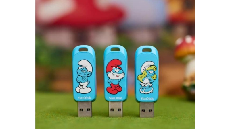 USB 3.2 Sandisk Brainy Smurf Edition Type-A SDCZIS 64GB 130MB s (SDCZIS-064G-G46)-USB14052510-4