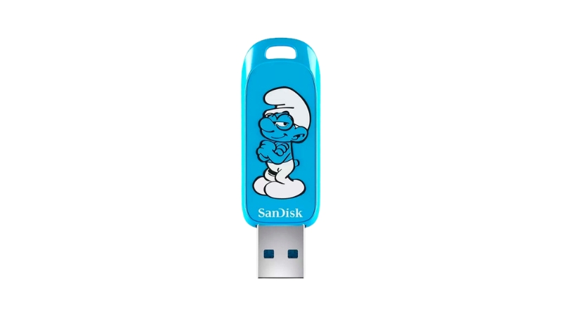 USB 3.2 Sandisk Brainy Smurf Edition Type-A SDCZIS 64GB 130MB s (SDCZIS-064G-G46)-USB14052510-2