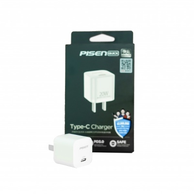 Cốc sạc Pisen 20W PD Type-C Mini Quick Ice Crystal