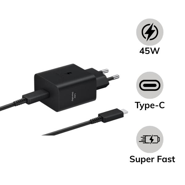 Bộ Cốc + Cáp Samsung 45W Type C - EP-T4511XBEGWW
