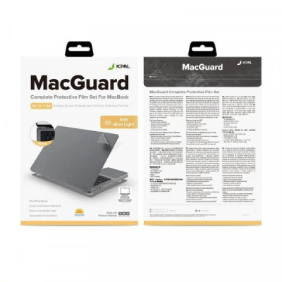 Bộ dán chống ánh sáng xanh MacBook Air 13 inch M2/M3/M4 JCPAL Macguard All In One Set
