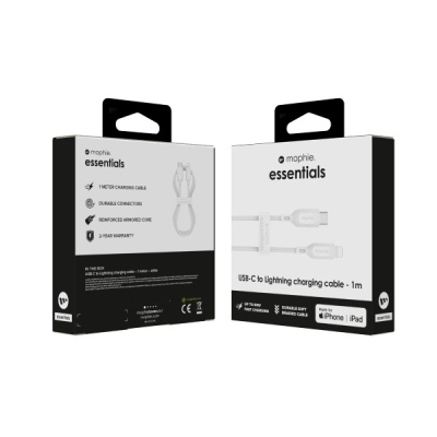 Cáp Type-C to Lightning Mophie Essentials MFi 1M