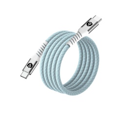 Cáp Type-C to Type-C từ tính tự cuộn 9Fit 1M