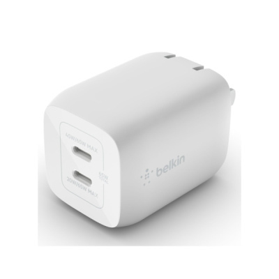 Cốc sạc nhanh 2 cổng Belkin 65W Type-C PD PPS GaN
