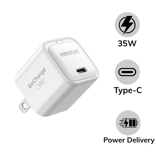 Cốc sạc nhanh Innostyle 35W PD GoCharge Dual Type-C Charger