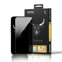 Cường lực chống nhìn trộm iPhone 16 Plus/15 Plus Mipow Kingbull HD Premium Silk