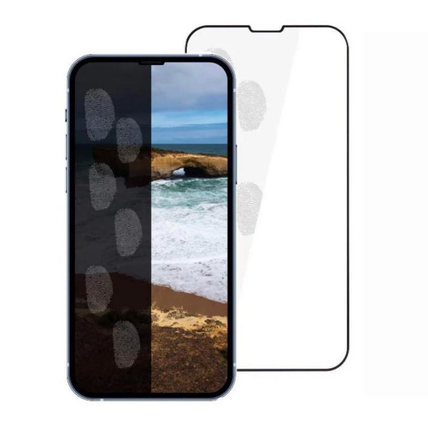 Cường lực chống vân tay iPhone 14 Pro ANANK (viền đen)