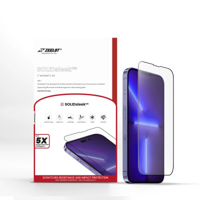 Cường lực chống vân tay iPhone 14/13/13 Pro Zeelot Solidsleek