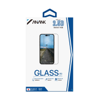 Cường lực iPhone 15 Pro Max ANANK trong suốt 2.5D (viền đen)