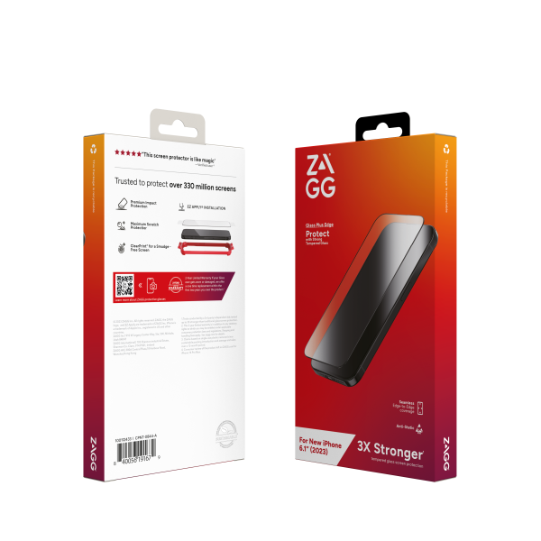 Cường lực iPhone 15 ZAGG Plus Edge