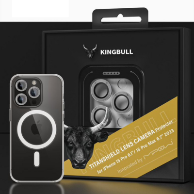 Dán bảo vệ camera iPhone 15 Pro/15 Pro Max Mipow Titanshield