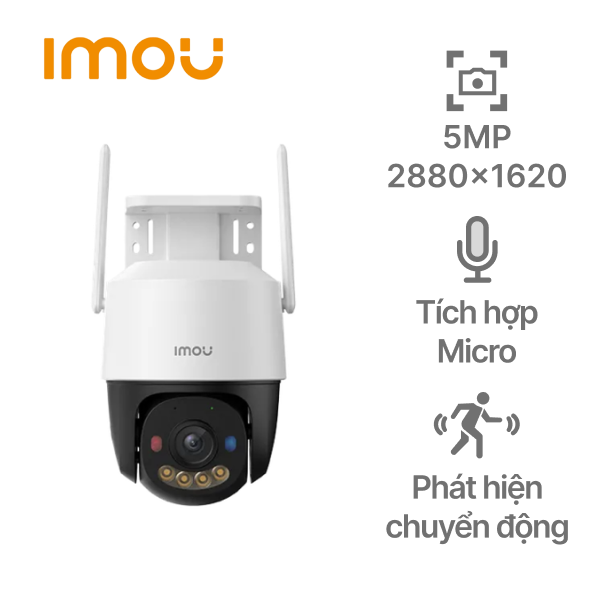 Camera Wifi ngoài trời 360 độ 5MP IMOU Cruiser IPC-K7FP-5H0WE
