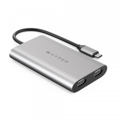Hub chuyển đổi HyperDrive Type-C to Dual 4K HDMI (2 màn hình)