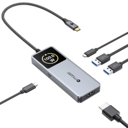 Hub chuyển đổi Type-C Mazer 5 in 1 Ai InfiniteHub Ultra