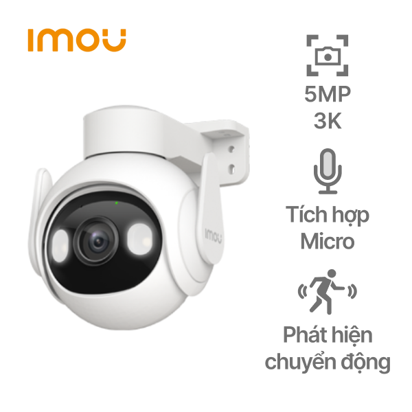 Camera Wifi ngoài trời 360 độ 5MP IMOU IPC-GS7EP-5M0WE Full Color