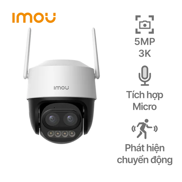 Camera Wifi ngoài trời 360 độ 5MP IMOU IPC-S7DP-5M0WEZ Full Color