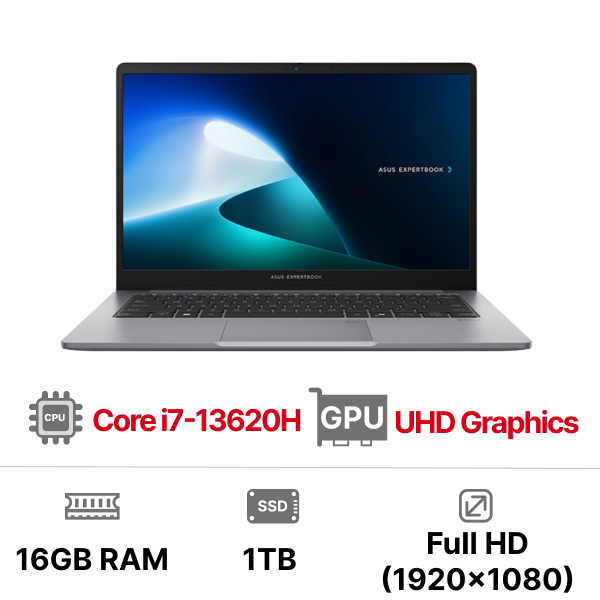 Laptop ASUS ExpertBook P1 P1403CVA-S61261W (i7-13620H 16GB 1TB Windows 11)