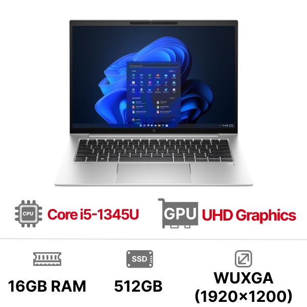 Laptop HP EliteBook 840 G10 875X5PA (i5-1345U Ram 16GB SSD 512GB Touch Windows 11 Pro 3Y Bạc)