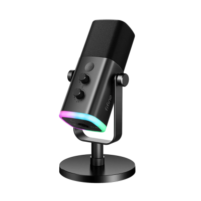 Micro thu âm FIFINE Ampligame AM8 RGB cổng USB/XLR