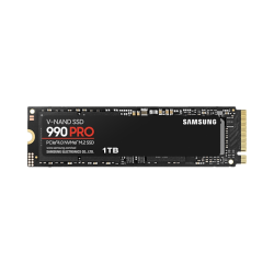 Ổ cứng SSD gắn trong Samsung 990 PRO 1TB PCIe Gen 4.0 x4 NVMe V-NAND M.2 2280 upto 7450MB/s (MZ-V9P1T0BW)