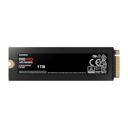 Ổ cứng SSD gắn trong Samsung 990 PRO Heatsink 1TB PCIe Gen 4.0 x4 NVMe V-NAND M.2 2280 upto 7450MB/s (MZ-V9P1T0CW)