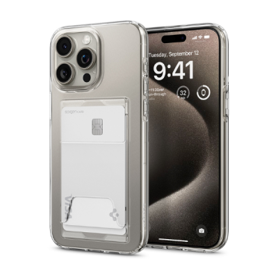 Ốp lưng iPhone 15 Pro Max Spigen Crystal Slot