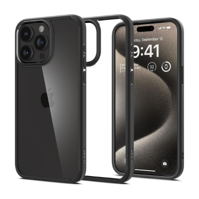 Ốp lưng iPhone 15 Pro Spigen Ultra Hybrid Crystal Clear