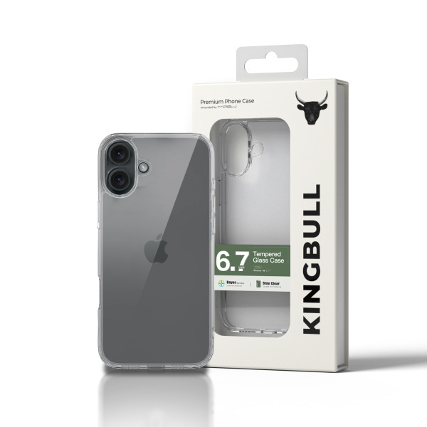 Ốp lưng iPhone 16 Plus Mipow Tempered Transparent Clear