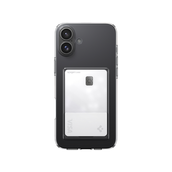 Ốp lưng iPhone 16 Spigen Crystal Slot Crystal Clear