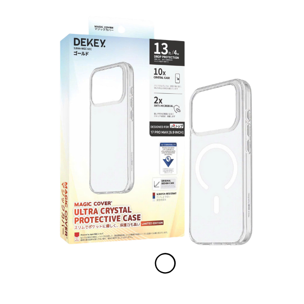 Ốp lưng MagSafe iPhone 17 Pro Max Dekey Magic Cover Ultral Crystal