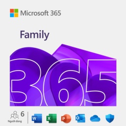 Phần mềm Microsoft 365 Family AI Copilot (Tối đa 6 người) | 12 tháng | 1 TB OneDrive / người / 5 thiết bị