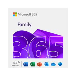 Phần mềm Microsoft Office M365 Family English APAC (1 Năm/6 User)