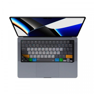 Phủ phím MacBook Air M2/M3/Pro M1 14/16 inch JCPAL Verskin Learn