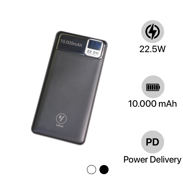 Pin sạc dự phòng Vmas 10.000 mAh 22.5W