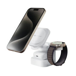 Đế sạc không dây HyperJuice Qi2 3 in 1 Magnetic Charging Stand