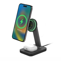 Đế sạc không dây Mophie Snap+ 2 in 1 Charge Stand & Pad