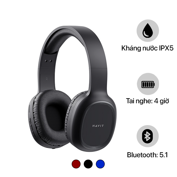 Tai nghe chụp tai Havit H2590BT Pro Qua Sử Dụng