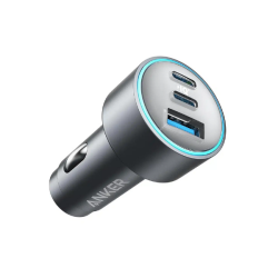 Tẩu sạc Oto 3 cổng Anker 535 65W