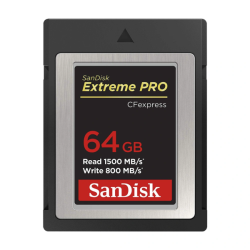 Thẻ nhớ CFexpress Type B SanDisk Extreme Pro 64GB up to 1500MB/s (SDCFE-064G-GN4NN)