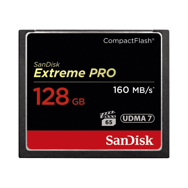 Thẻ nhớ CompactFlash (CF) SanDisk Extreme Pro 128GB 1067X upto 160MB s (SDCFXPS-128G-X46)