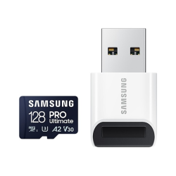 Thẻ nhớ MicroSD Samsung PRO Ultimate UHS-I 128GB kèm đầu đọc 3.0 upto 200MB/s (MB-MY128SB/WW)