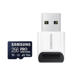 Thẻ nhớ MicroSD Samsung PRO Ultimate UHS-I 256GB kèm đầu đọc 3.0 upto 200MB/s (MB-MY256SB/WW)