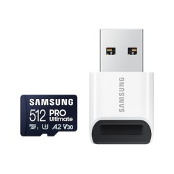 Thẻ nhớ MicroSD Samsung PRO Ultimate UHS-I 512GB kèm đầu đọc 3.0 upto 200MB/s (MB-MY512SB/WW)