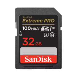 Thẻ nhớ SDHC Sandisk Extreme Pro 32GB V30 U3 C10 UHS-I 100MB/s (SDSDXXO-032G-GN4IN)